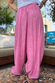 Tasha Damask Bloom Pant Indian Pink